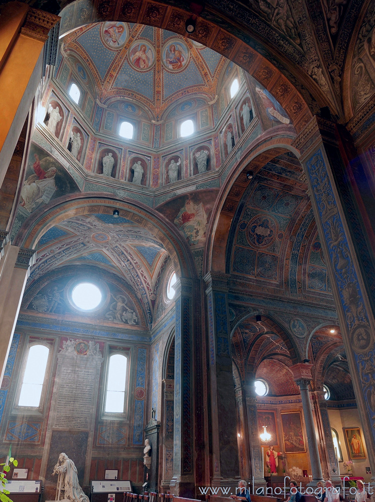 Biella (Italy) - Dome and left arm of the transept of the Basilica of San Sebastiano